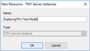 Naming your new TM1 Model in Cognos Configuration